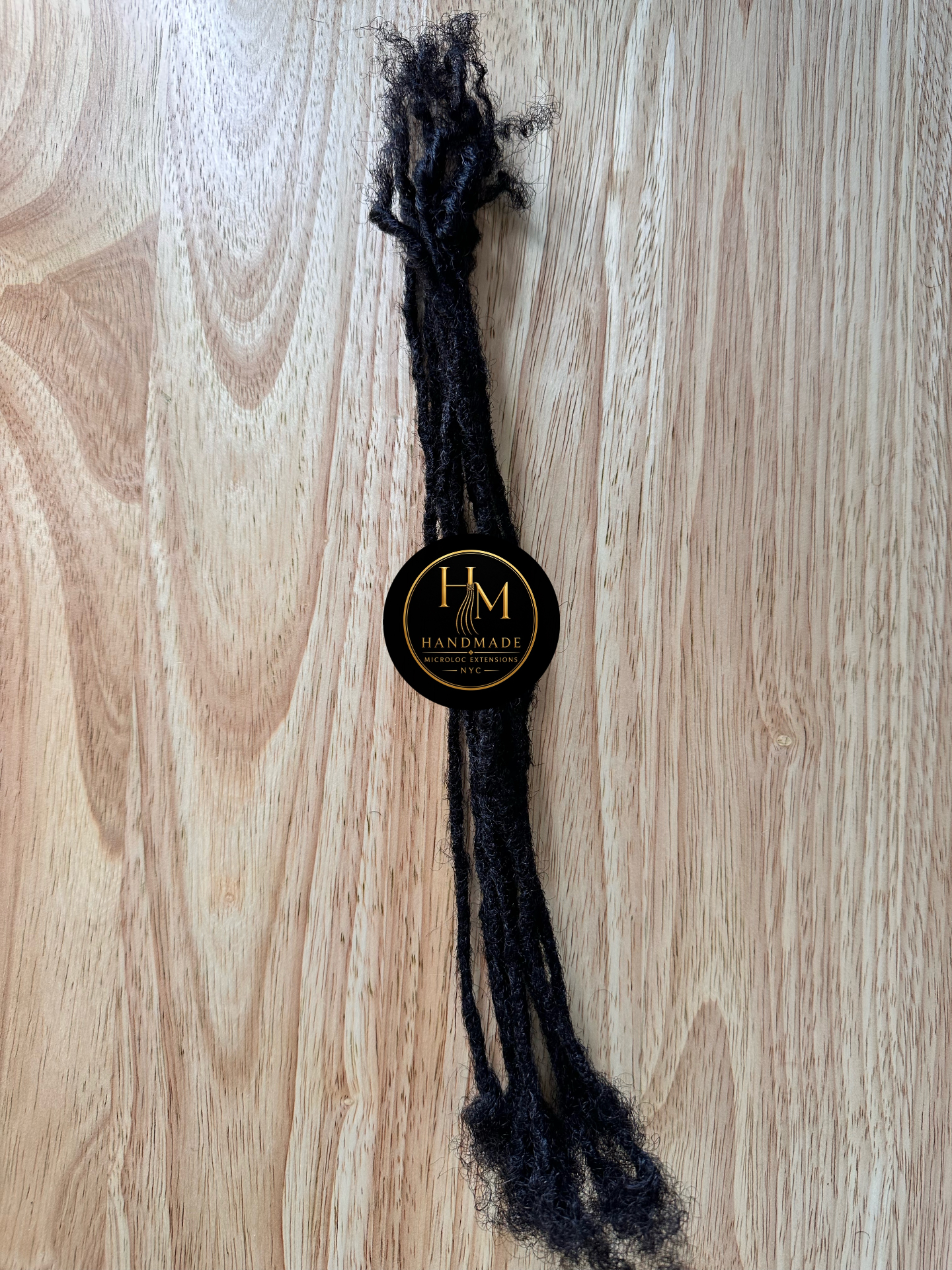 3 mm natural black 10 inches handmade micro-interloc extensions